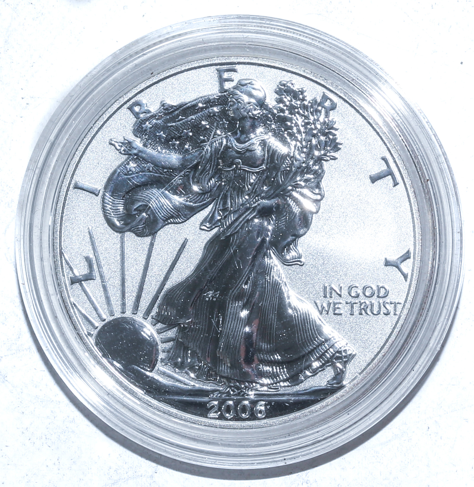 2006 REVERSE PROOF SILVER EAGLE A