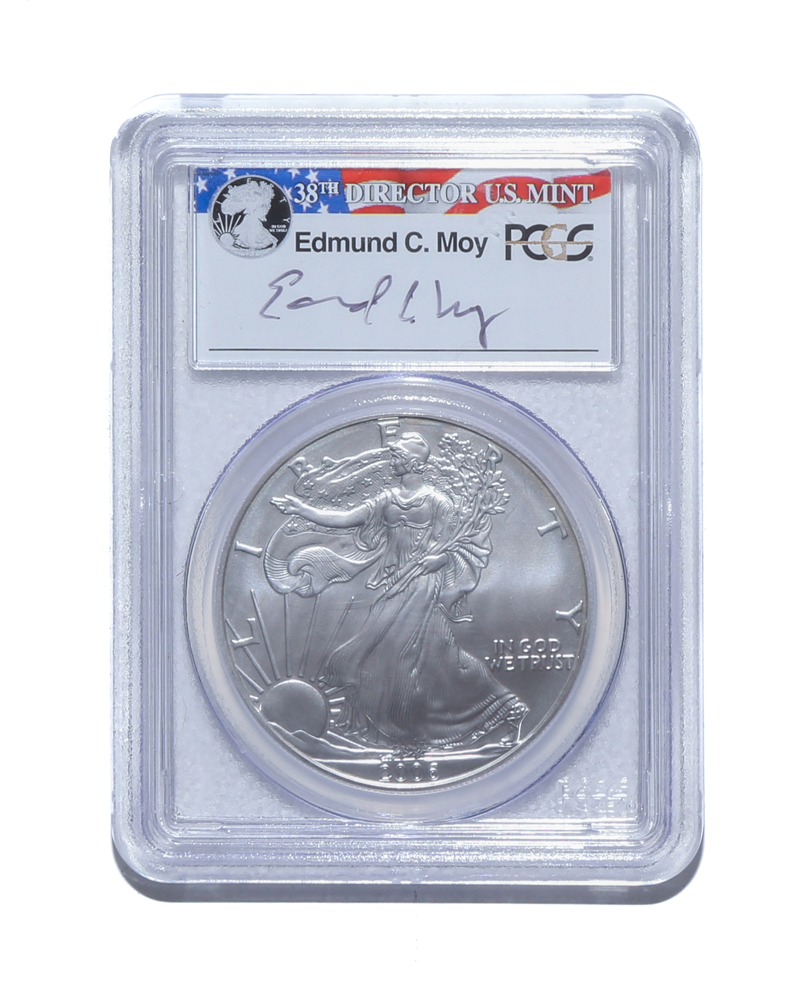 2006-W SILVER EAGLE PCGS MS70