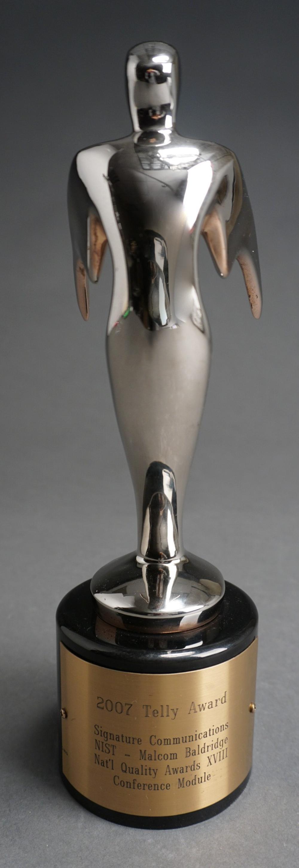 2007 TELLY AWARD FOR SIGNATURE