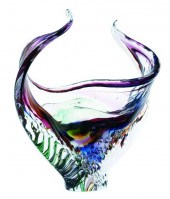 2008 DAVID GOLDHAGEN ART GLASS