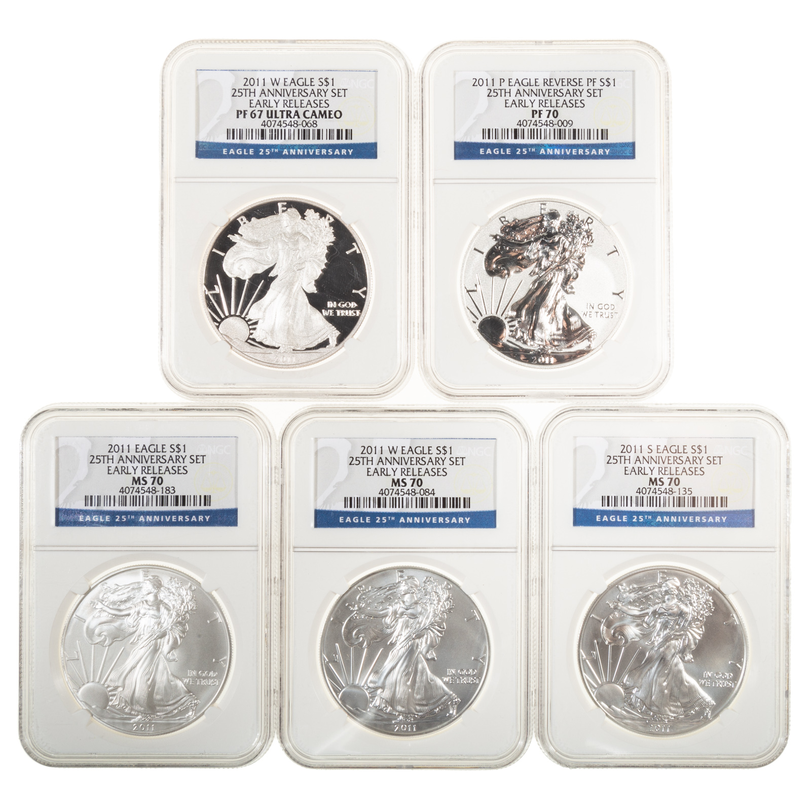 2011 25TH ANNIVERSARY SILVER