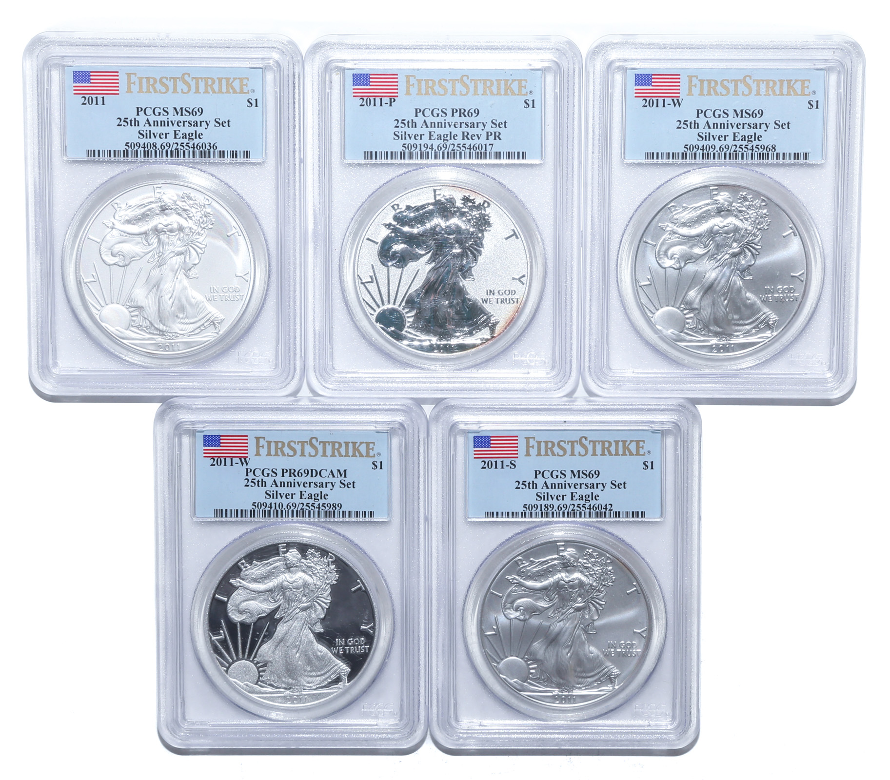 2011 25TH ANNIVERSARY SILVER