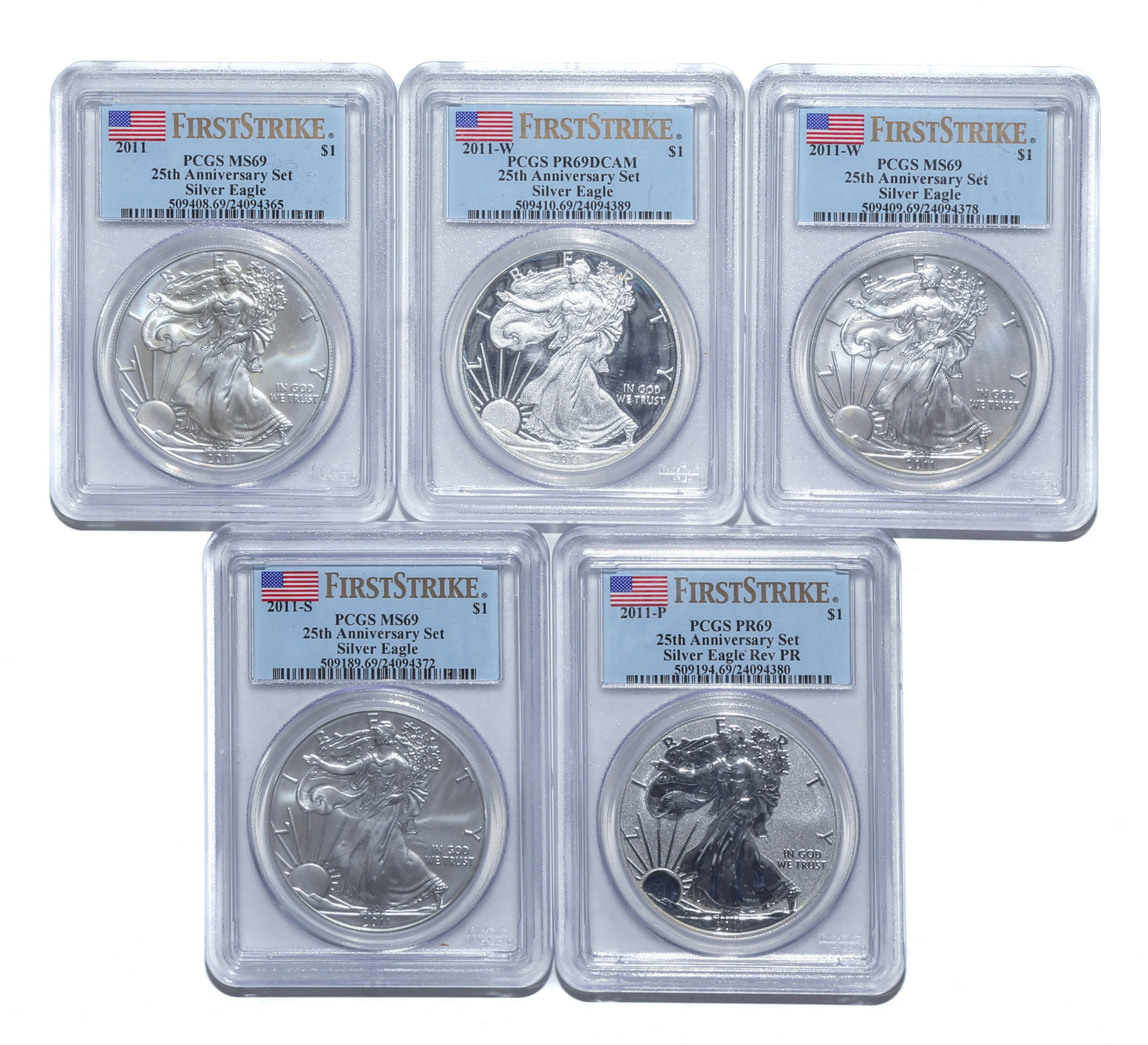 2011 25TH ANNIVERSARY SILVER