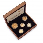 2011 CASED GOLD PROOF FIVE-COI