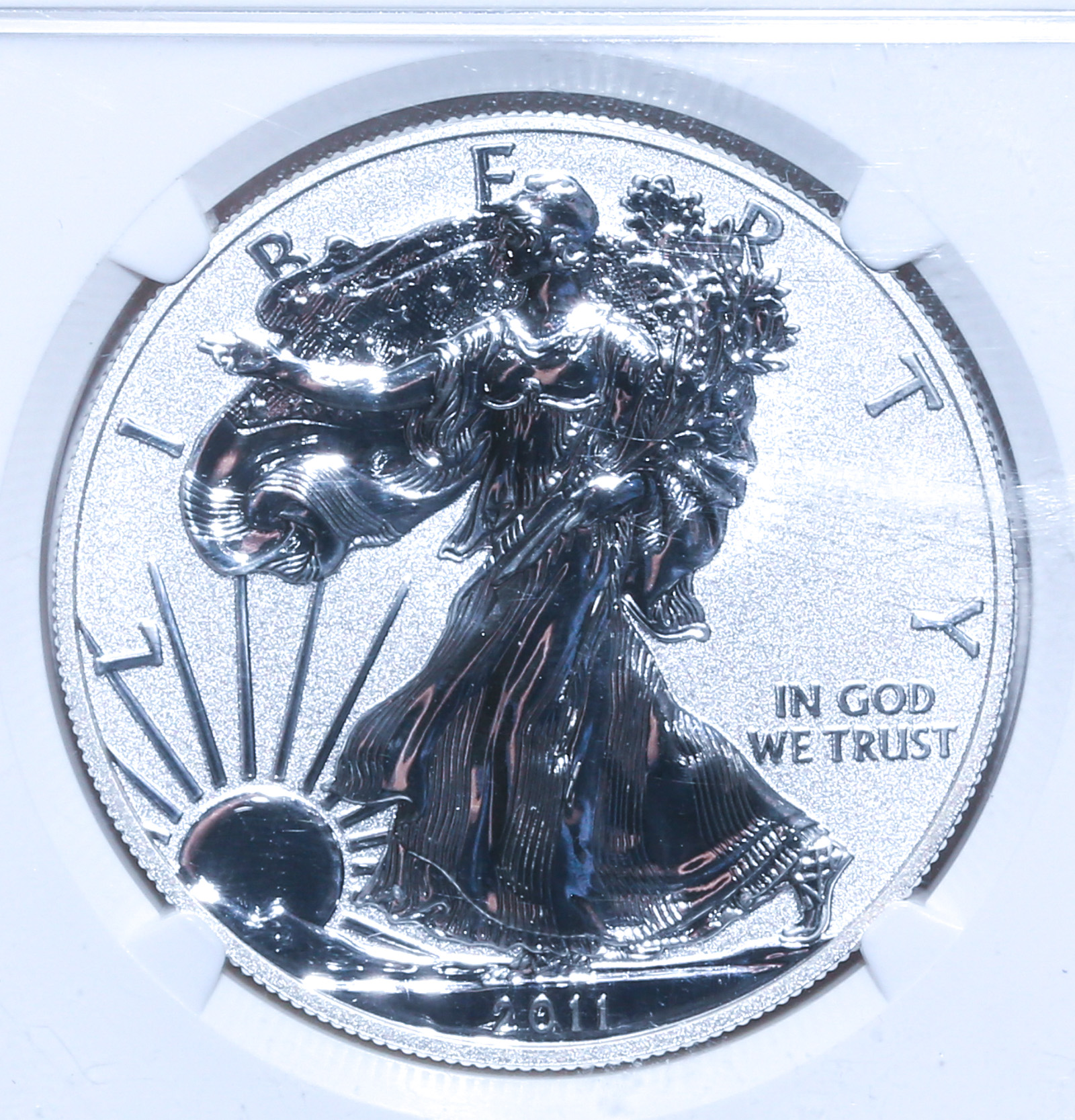 2011-P SILVER EAGLE REVERSE PROOF