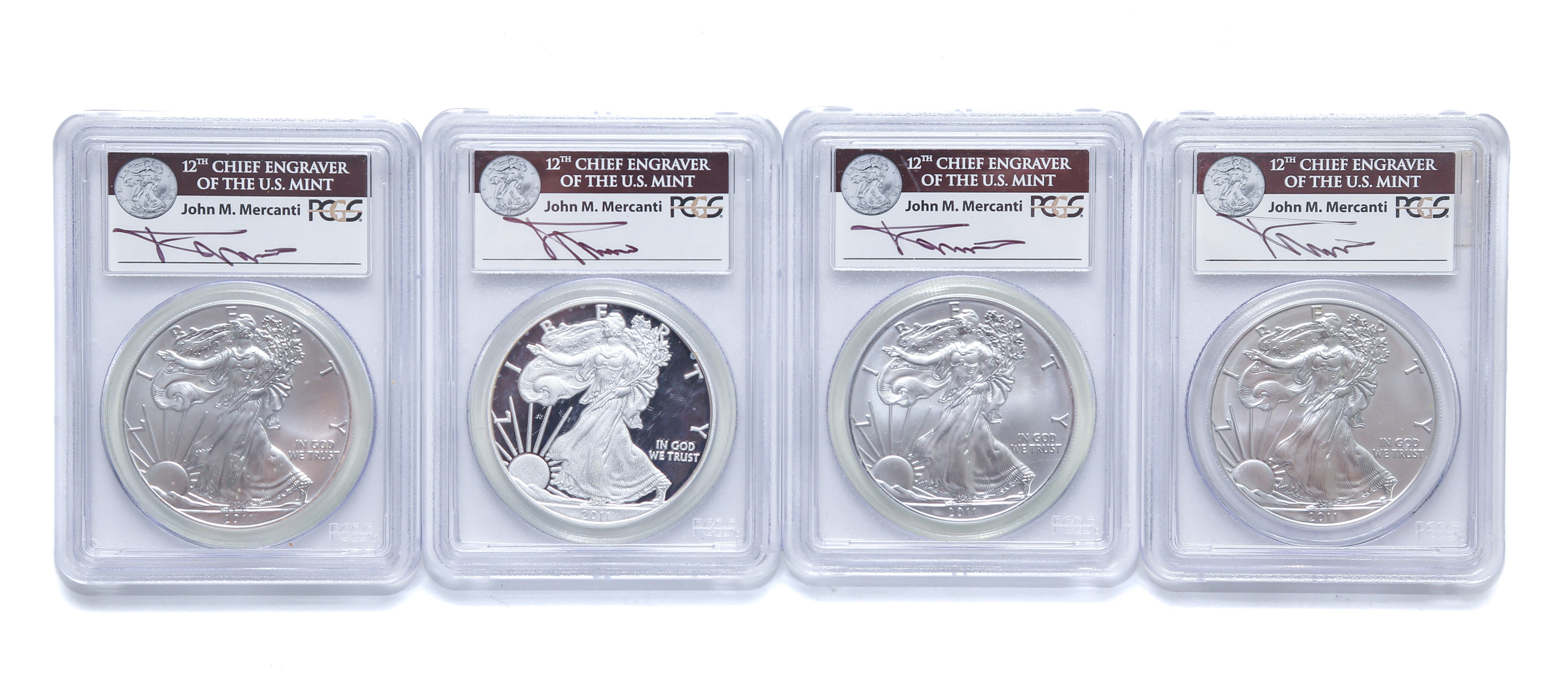 2011 PCGS-69 MERCANTI SET MINUS REV