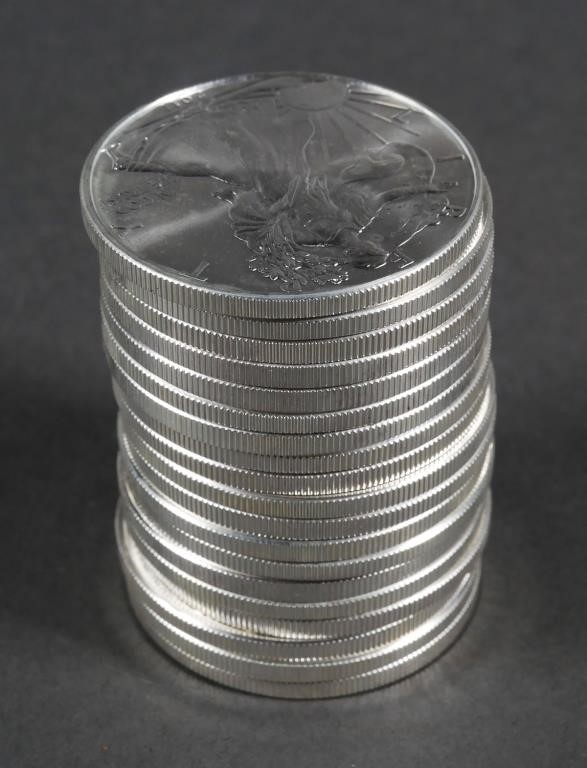 2011 US SILVER EAGLES, 20 BU
