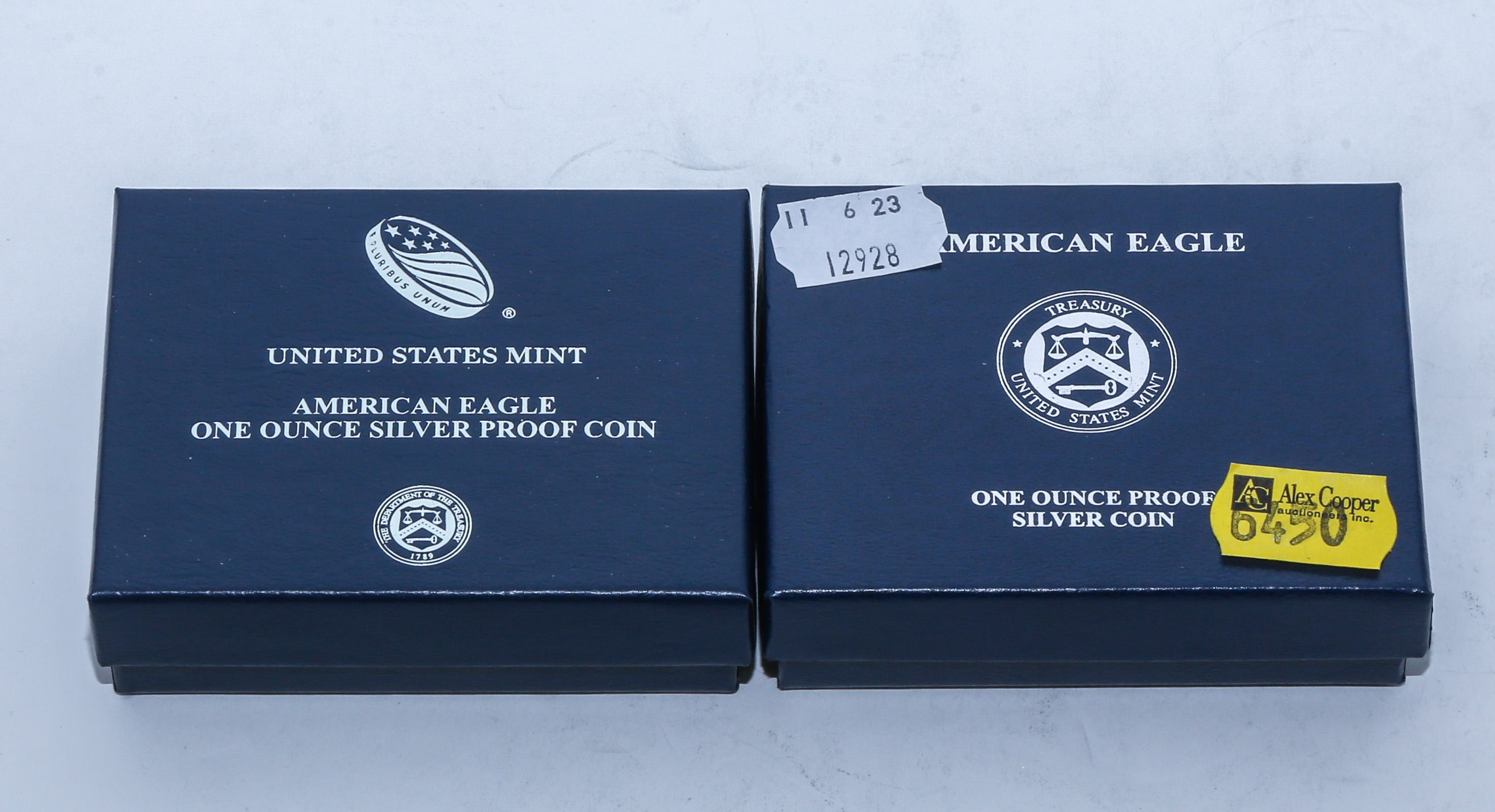 2011-W & 2017-W PROOF SILVER EAGLES