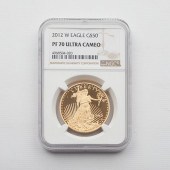 2012 GOLD EAGLE $50 PF70 ULTRA