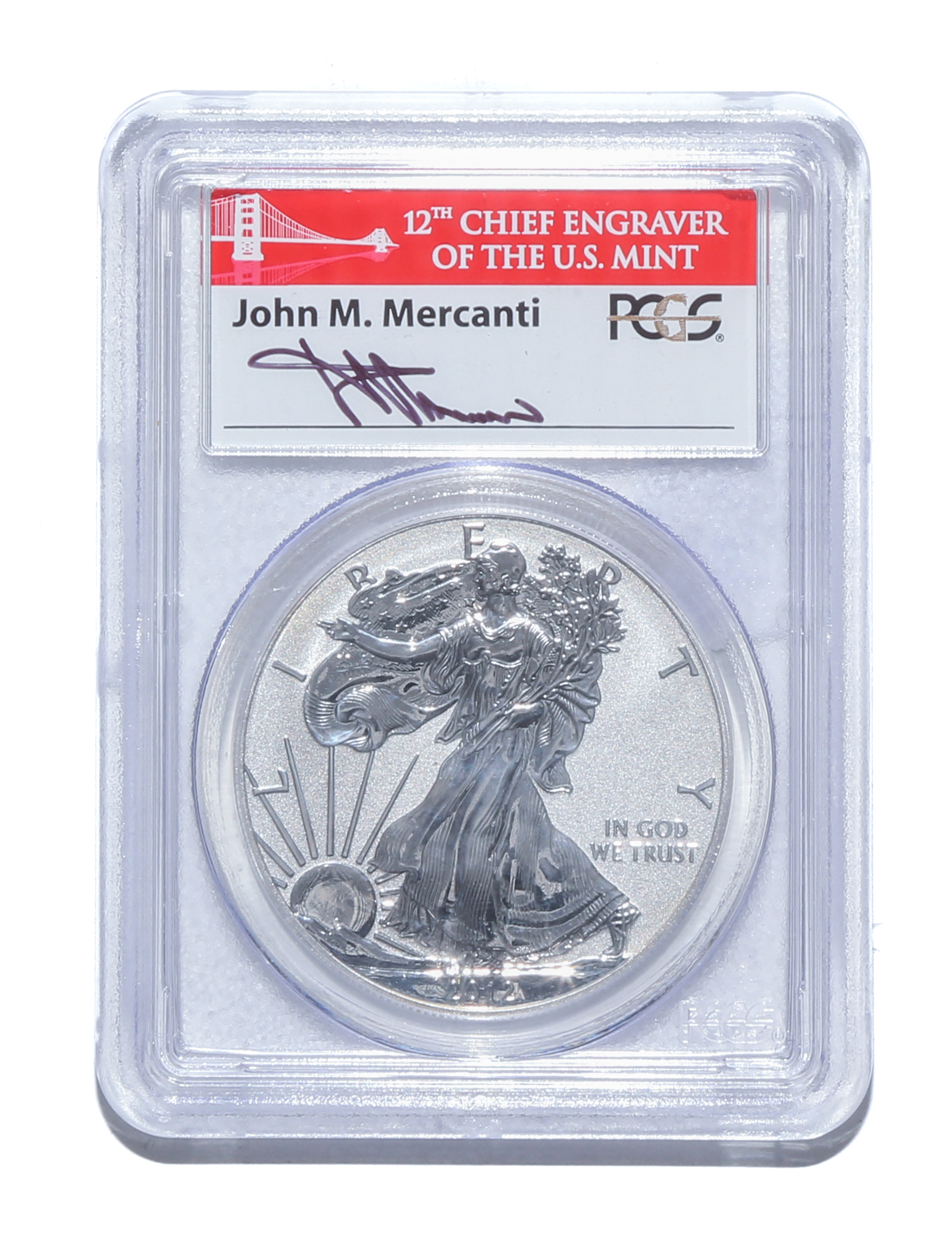 2012-S SILVER EAGLE PCGS REV