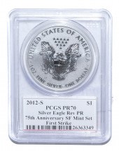 2012-S SILVER EAGLE REV PROOF