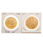 2013 GOLD MAPLE LEAF & AMERICA