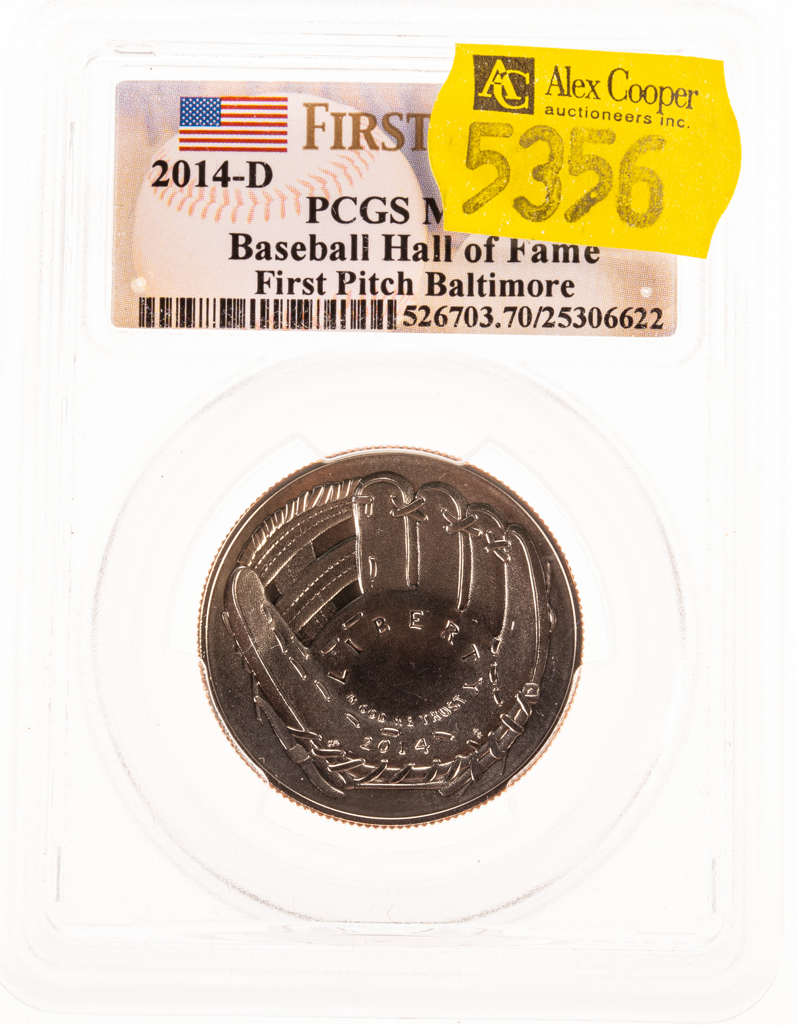 2014-D BASEBALL HALL OF FAME 50C