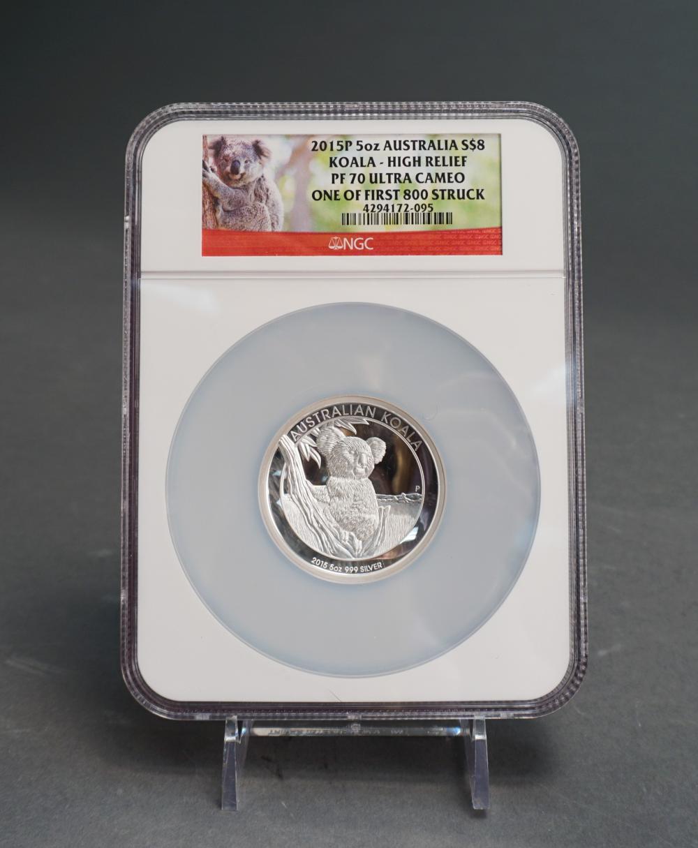2015P 5-OUNCE AUSTRALIA $8 KOALA