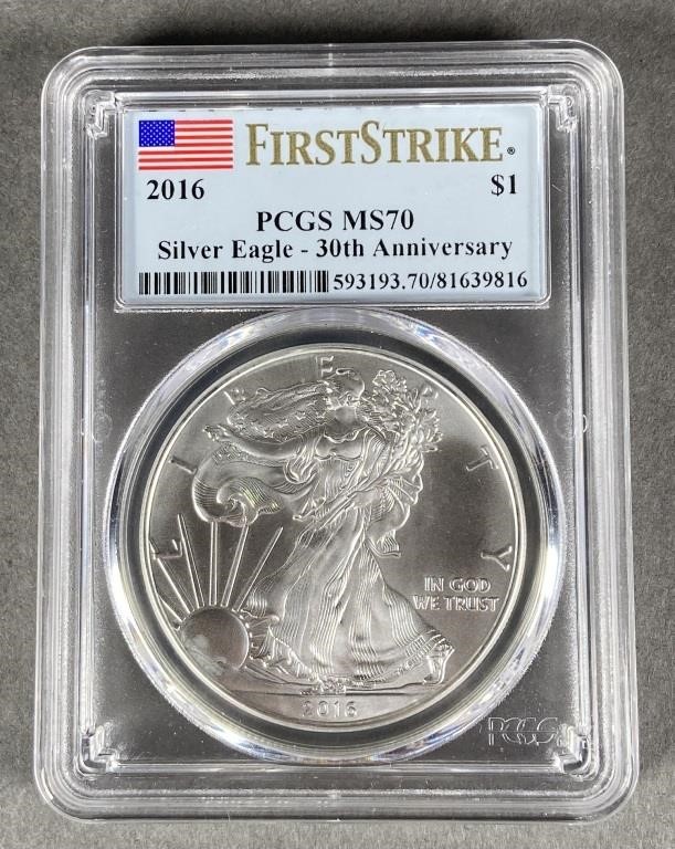 2016 PCGS MS70 SILVER EAGLE
