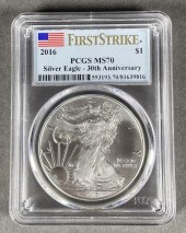 2016 PCGS MS70 SILVER EAGLE AN