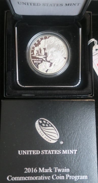 2016P MARK TWAIN U.S. COMMEMORATIVE