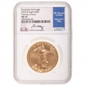 2018 W $50 GOLD AMERICAN EAGLE