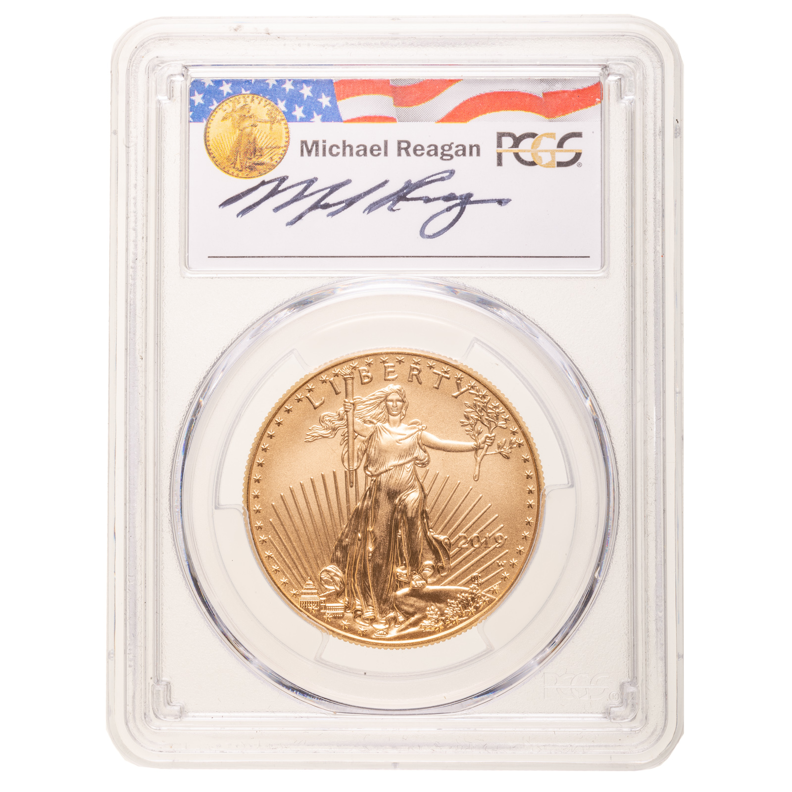 2019 W BURNISHED $50 GOLD EAGLE