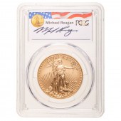 2019 W BURNISHED $50 GOLD EAGL
