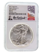 2021 SILVER EAGLE NGC MS70 SIG