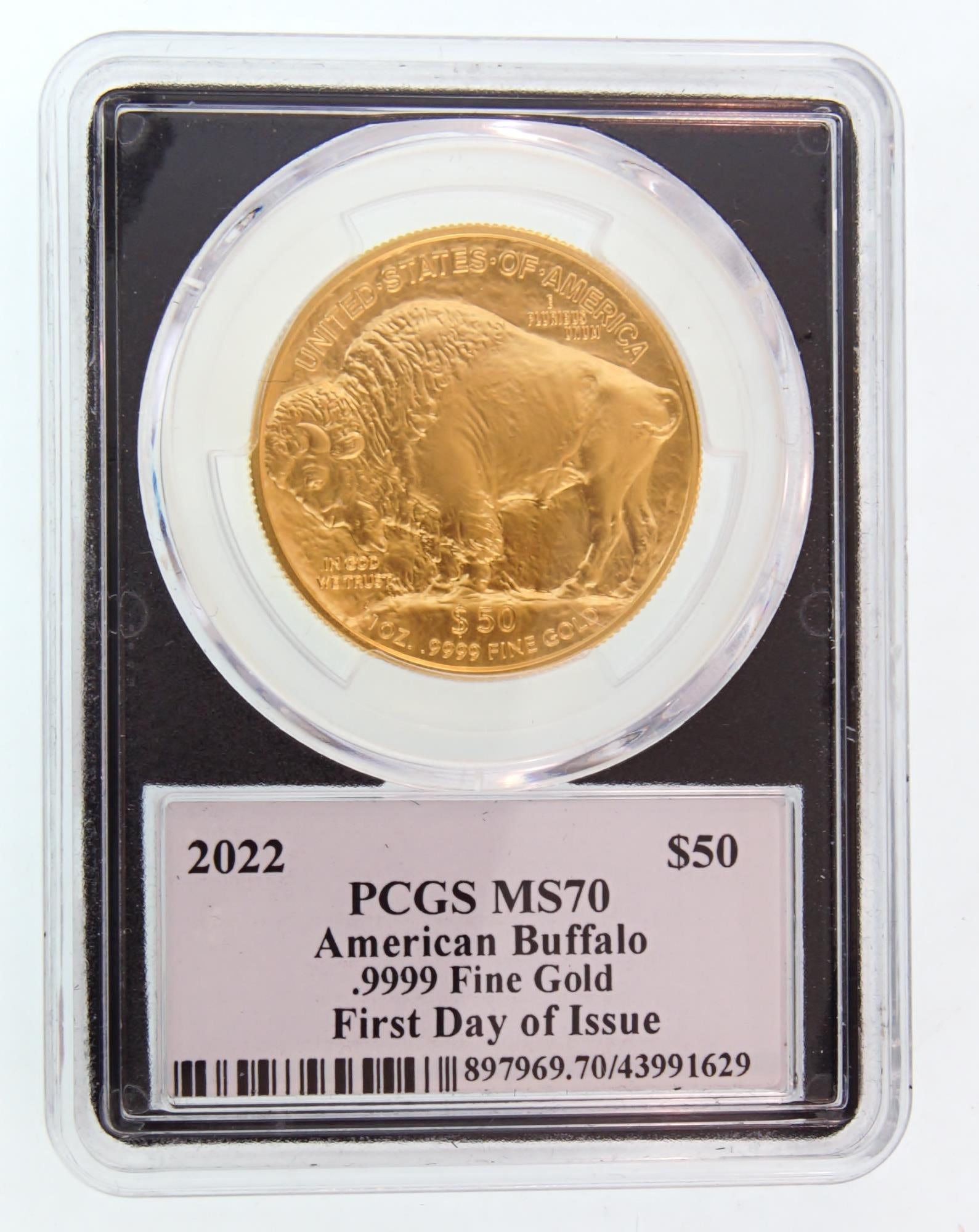 2022 $50 GOLD BUFFALO FDOI PAUL