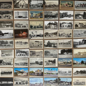 204 POSTCARDS OF GAS STATIONS