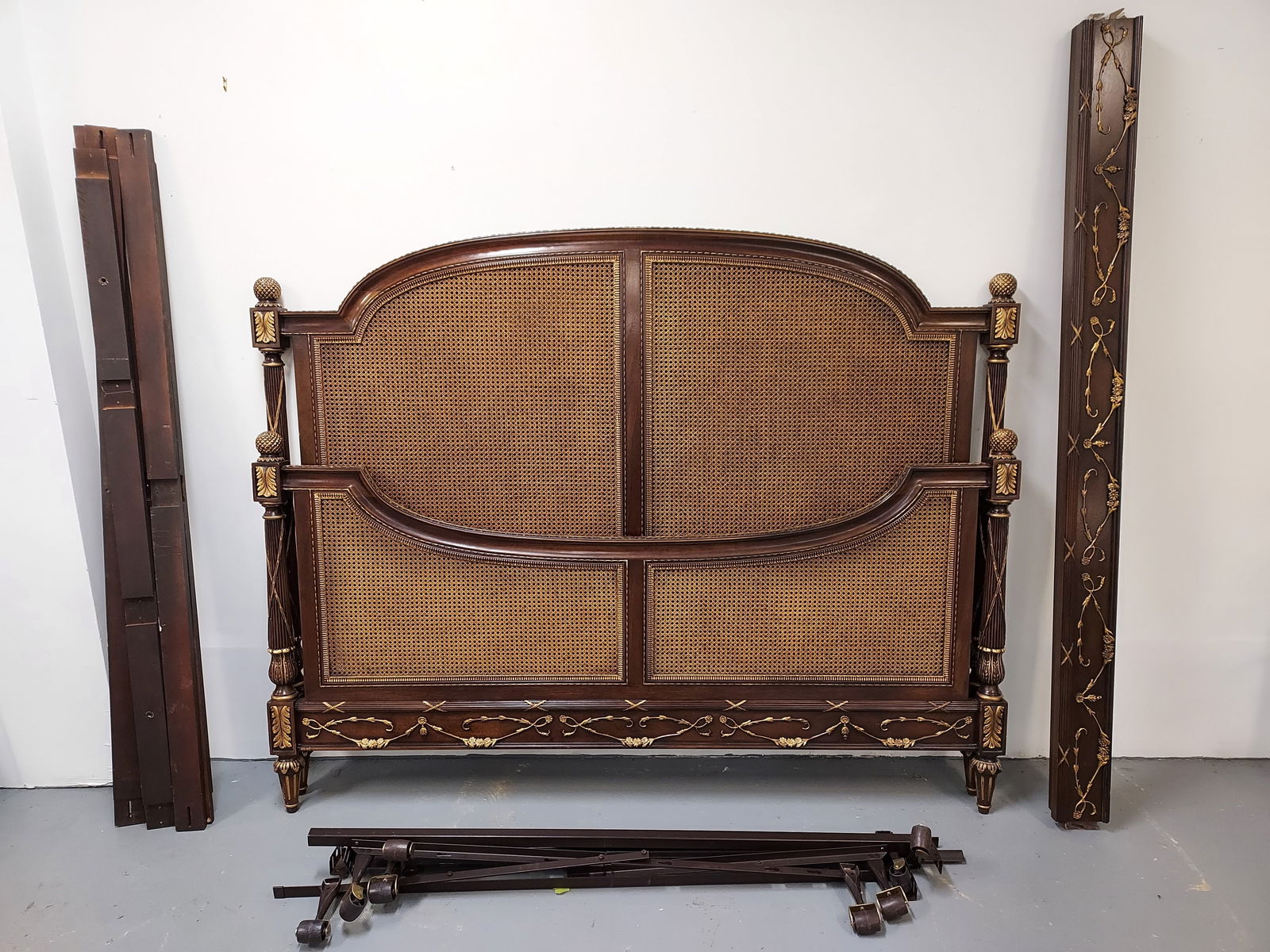 2049 KING SIZED CANE BACK AND