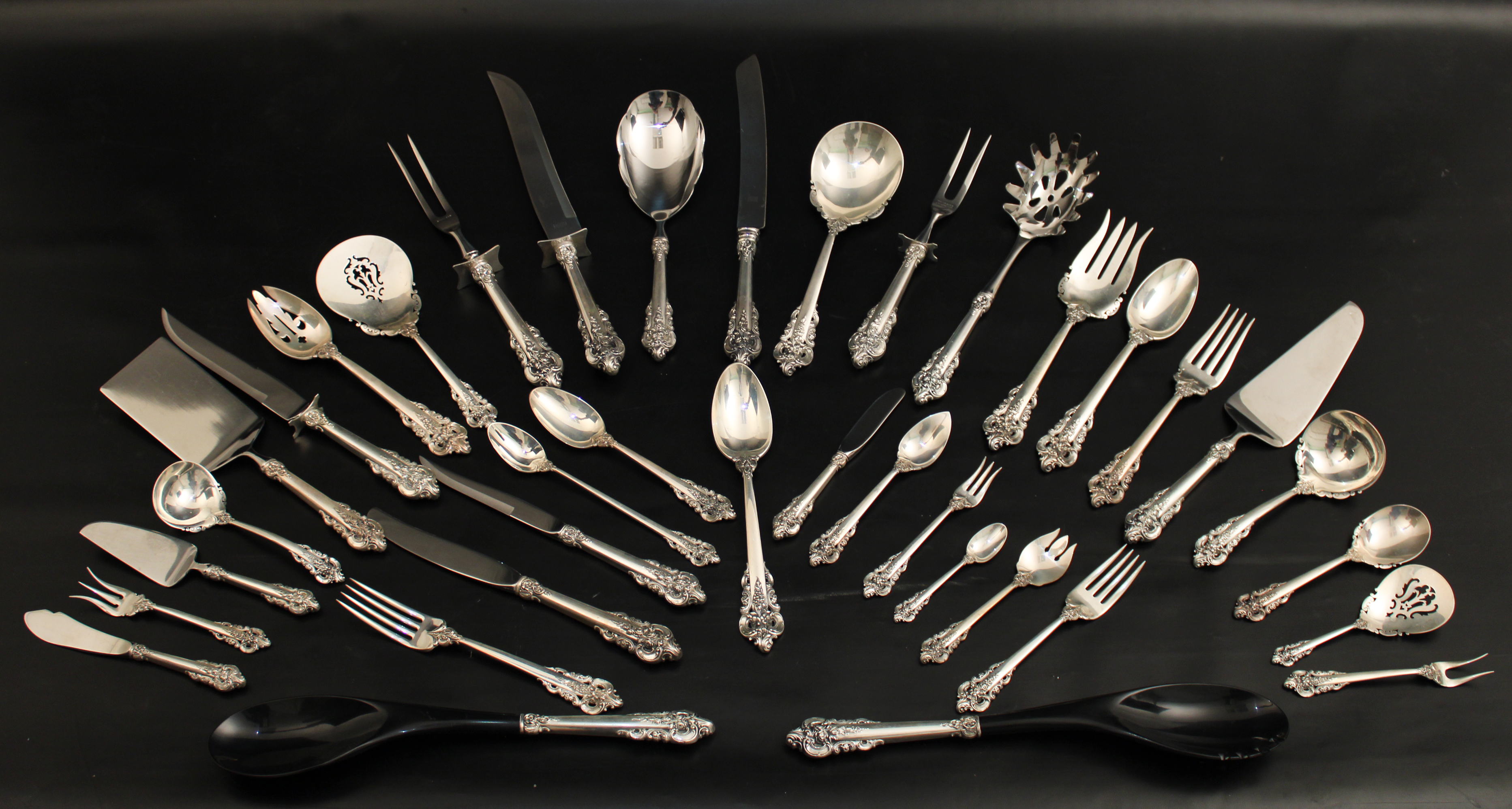 206 PCS. GRAND BAROQUE STERLING