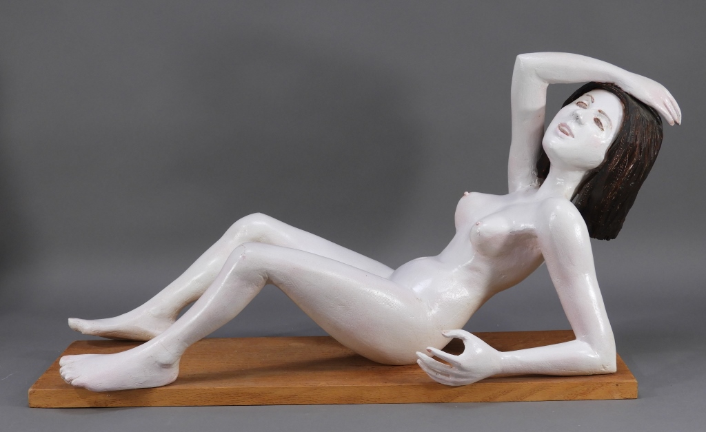 20C. AMERICAN MCM CARVED WOOD