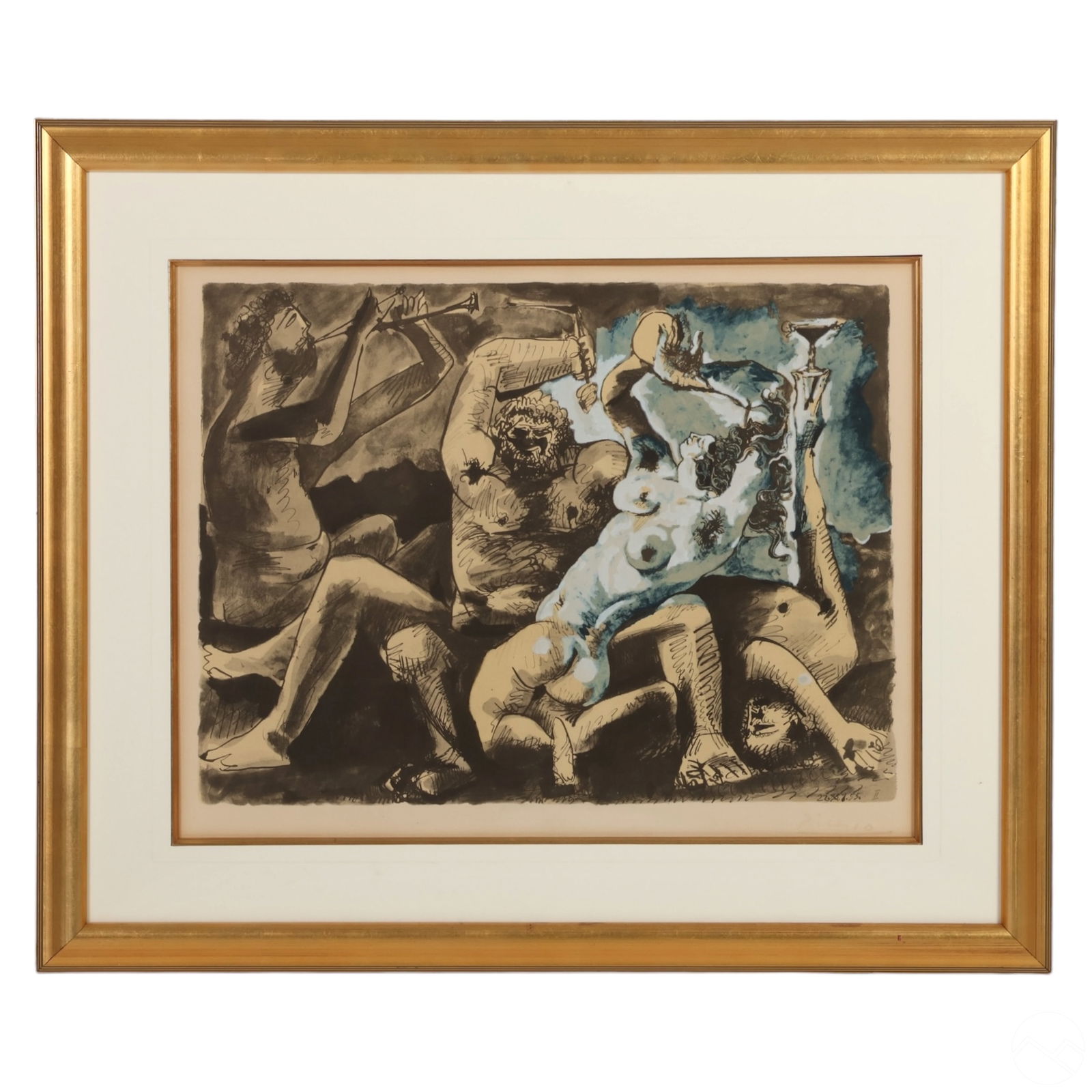 20C. BACCHANALE II LITHOGRAPH AFTER