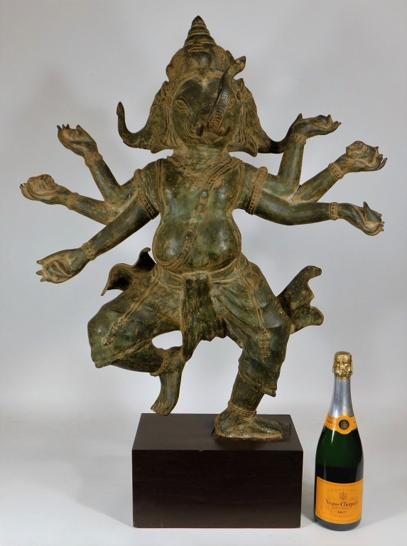 20C INDIAN PATINATED METAL