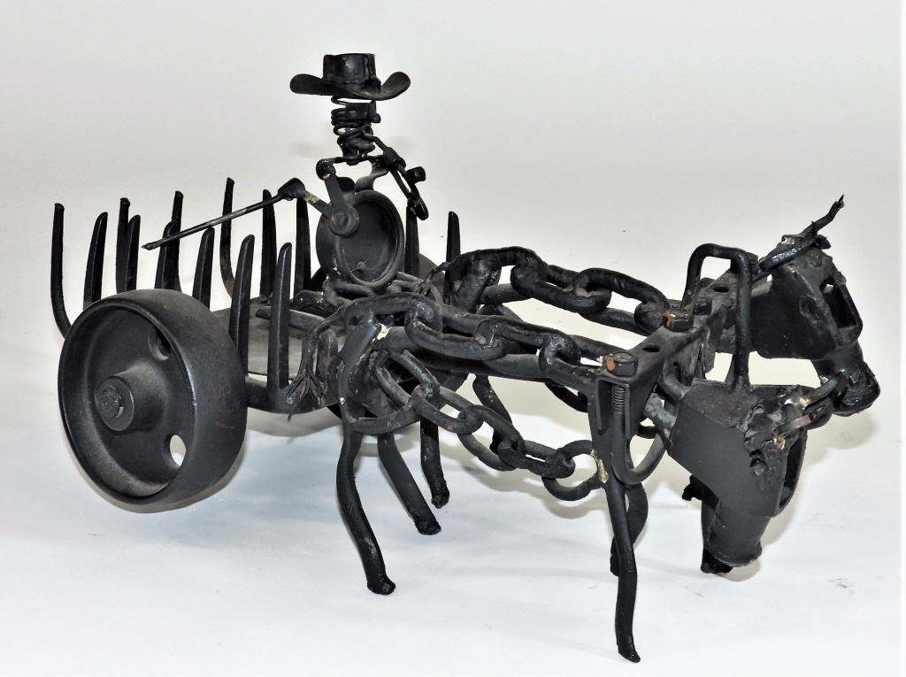 20C MEXICAN MCM FOUND IRON CATTLE