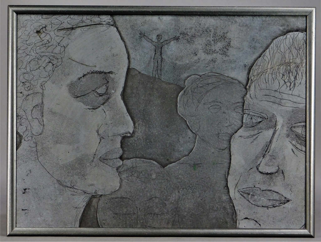 20C. MODERN SURREALIST METAL RELIEF