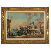 20C. VENETIAN SCHOOL LANDSCAPE