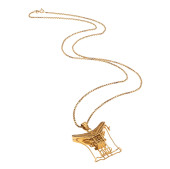 20K, 18K YELLOW GOLD PAGODA NE