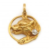 20K YELLOW GOLD AND 0.50CT DIA