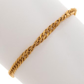 20K YELLOW GOLD BRACELET<br>20