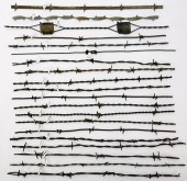 20PC ANTIQUE BARB WIRE COLLECT