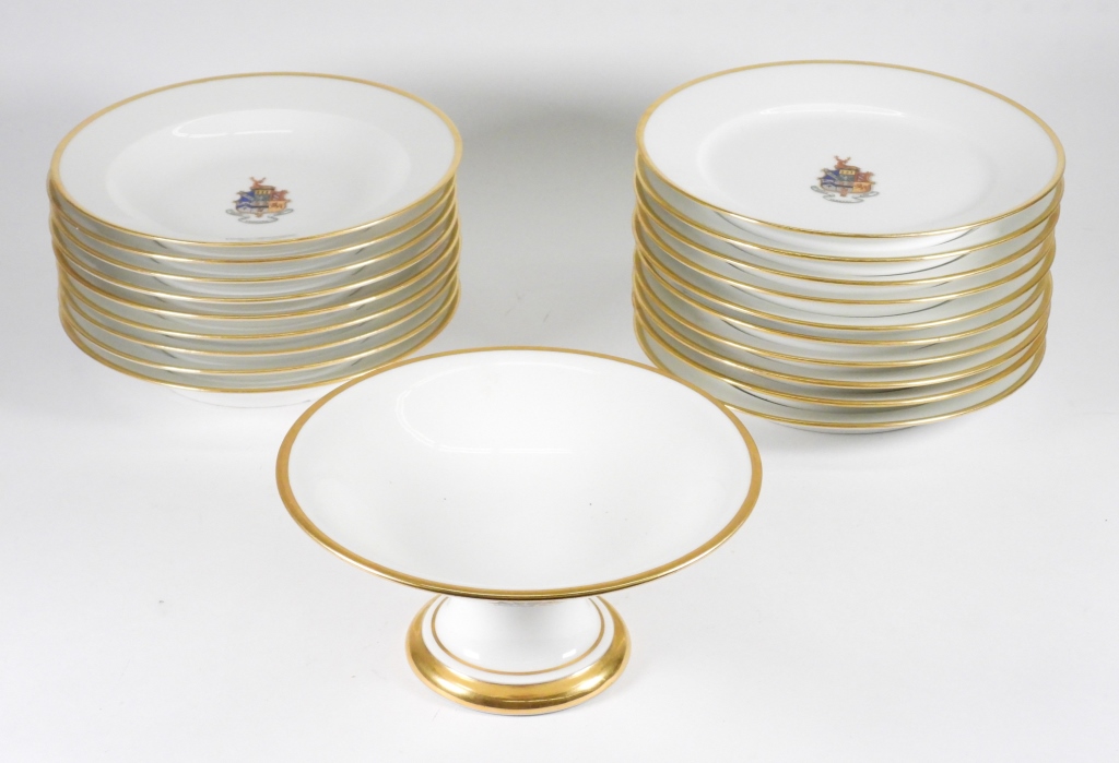 20PC FEUILLET PORCELAIN