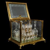 20PC FRENCH BRONZE & CRYSTAL C