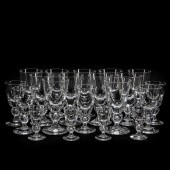 20PC STEUBEN CRYSTAL DRINKS SE