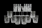 20PC WATERFORD CRYSTAL "LISMOR