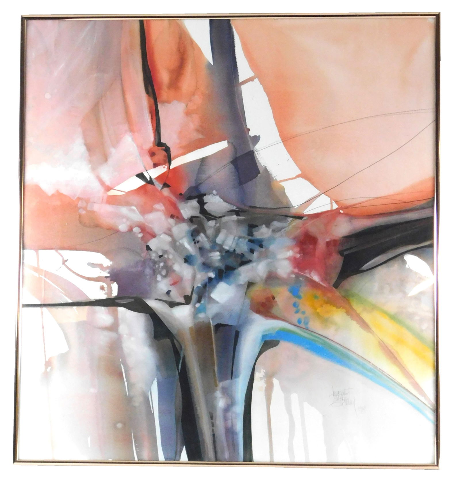 20TH/ 21ST C. WATERCOLOR, LARGE