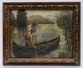 20TH C. AMERICAN SCHOOL OIL20t