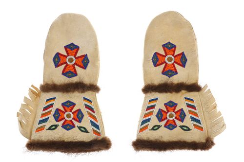 20TH C. ATHABASCAN BEADED