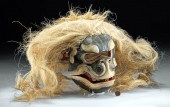 20TH C. BALINESE PAINTED WOOD