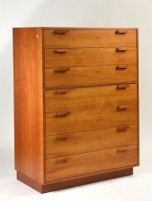 20TH C. CHERRY SEVEN-DRAWER CH