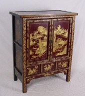 20th C CHINESE CABINET: Hand p