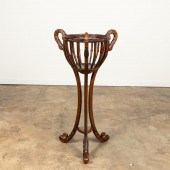 20TH C. EMPIRE STYLE MAHOGANY